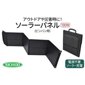 ふるさと納税 ソーラーパネル100W (ピンバン別売りパネル)｜災害 防犯 防犯対策 防災グッズ エコグッズ 太陽光発電 節電 安全 LEDライト ソー.. 大阪府寝屋川市