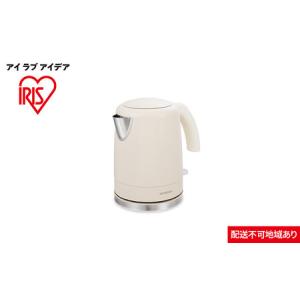 ふるさと納税 電気ケトル IKE-D1000-CW ホワイト キッチン用品 調理家電 アイリスオーヤマ 電化製品 家電  新生活 一人暮らし 宮城県大河原町