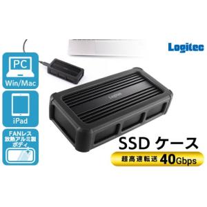 ふるさと納税 パソコン・周辺機器 長野県 伊那市  044-06 ロジテック USB 4 M.2 NVMe SSD ケース LHR-LPNVWU4CD