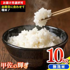 ふるさと納税 甲佐町 令和7年産新米『甲佐の輝き』無洗米10kg【配送指定可】【ZI】
