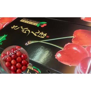 ふるさと納税 果物類 さくらんぼ 北海道 増毛町 7-010-030　山口さんちのさくらんぼ佐藤錦（L）600g