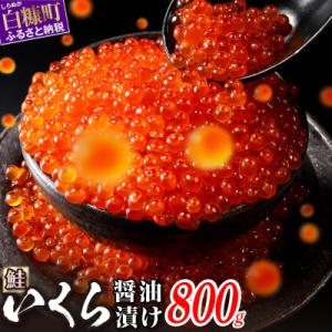 ふるさと納税 白糠町 鮭いくら醤油漬け 800g(200g×4) 小分けパック