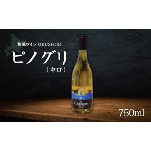 ふるさと納税 ワイン 白ワイン 北海道 奥尻町 「奥尻ワイン」ピノグリ（中口） ふるさと納税 人気 おすすめ ランキング ワイン 奥尻ワイン OKUSHIRI 白ワイン