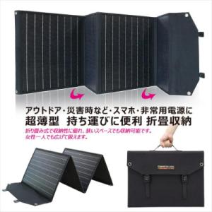 ふるさと納税 貝塚市 折畳みソーラーパネル 120W 急速充電対応 3.5mコード付 単結晶 高効率 TYH-120WA